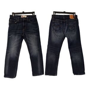 Levi's 541 Athletic Fit Jeans W27x L27 Dark Acid Wash Navy Blue